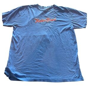 Denim Civilization Venice Beach Graphic T-Shirt Blue XL Los Angeles Surf Tee
